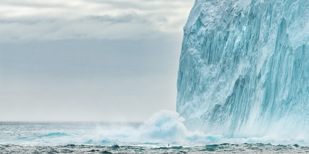 Icebergs, Pasaje de Drake